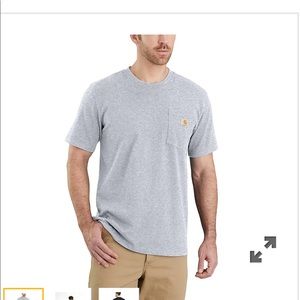 CARHARTT RELAXED FIT HEAVYWEIGHT SHORT-SLEEVE POCKET T-SHIRT